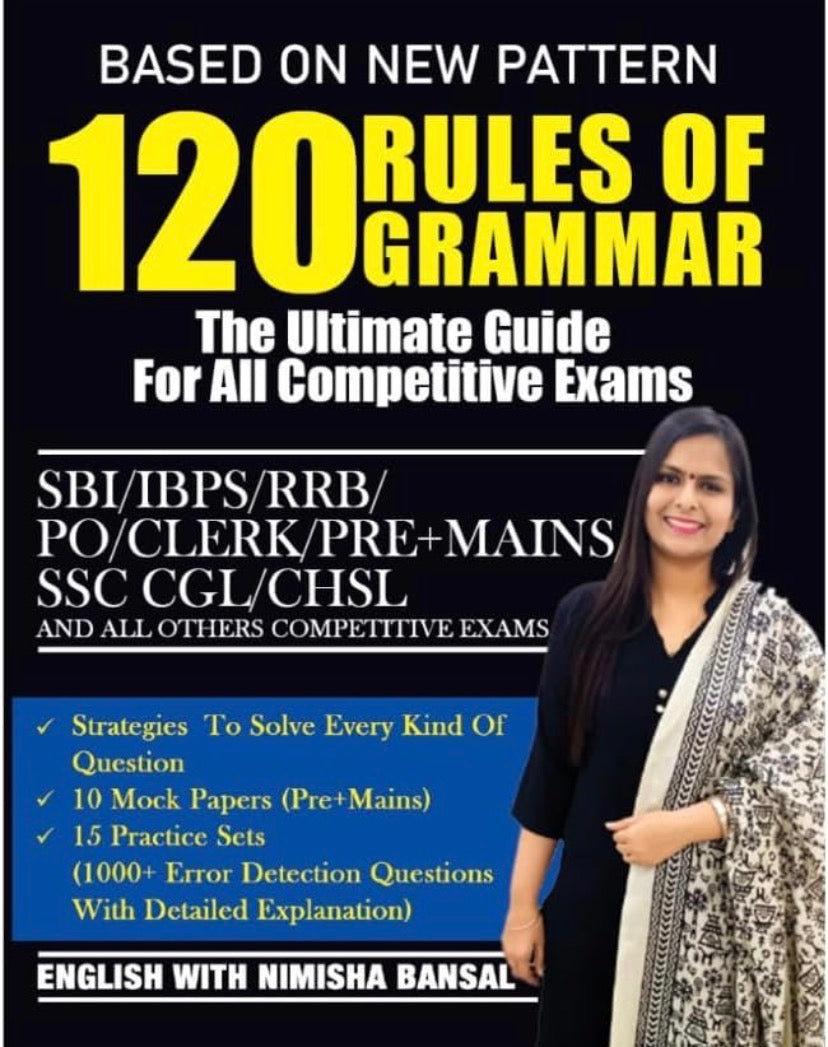 120 Rules of Grammar The Ultimate Guide For all Competitive Exams By Nimisha Bansal