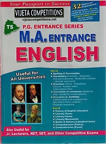 MA Entrance - ENGLISH - March 2023Ed Vijetha