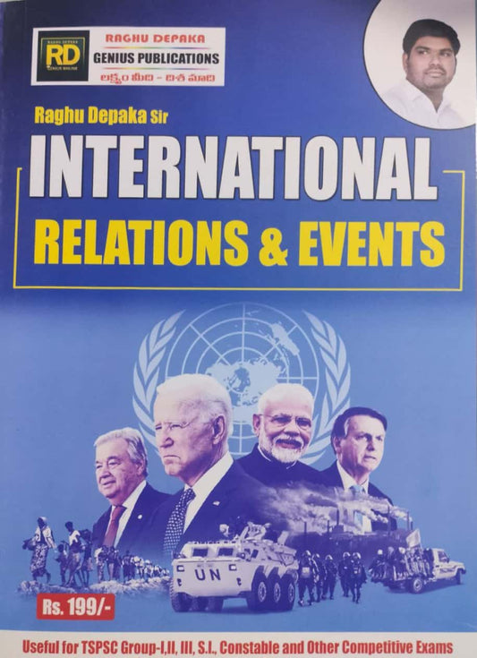 Raghu Depaka International Relations and Events By Genius Publications [English Medium]May 2024 Ed Genius