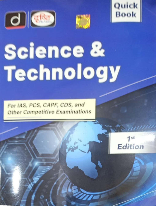 Drishti IAS Science & Technology Quick Book 1st Edition[English Medium]2025Ed