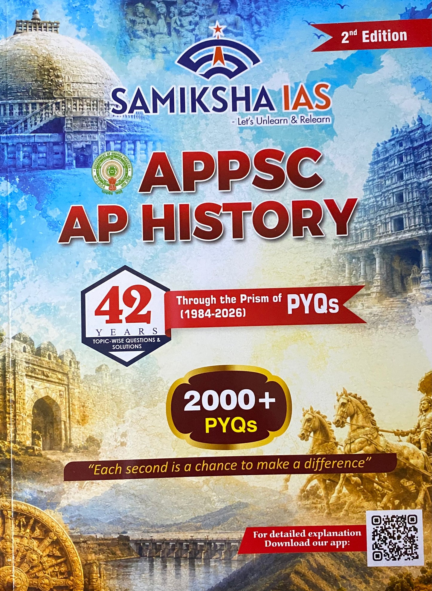 Samiksha IAS APPSC Andhra Pradesh History 42 Years PYQs(1984-2026) With Solutions 2nd Edition [English Medium]