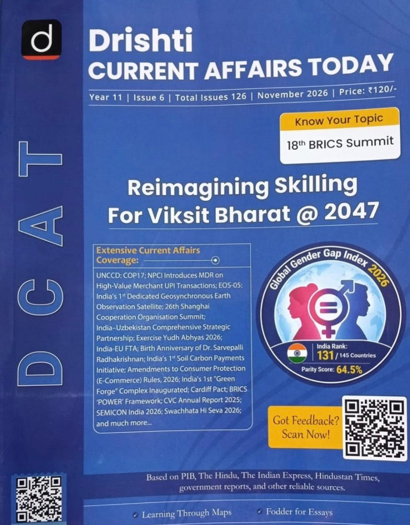 Drishti IAS DCAT November 2026 Current Affairs Today[English Medium]