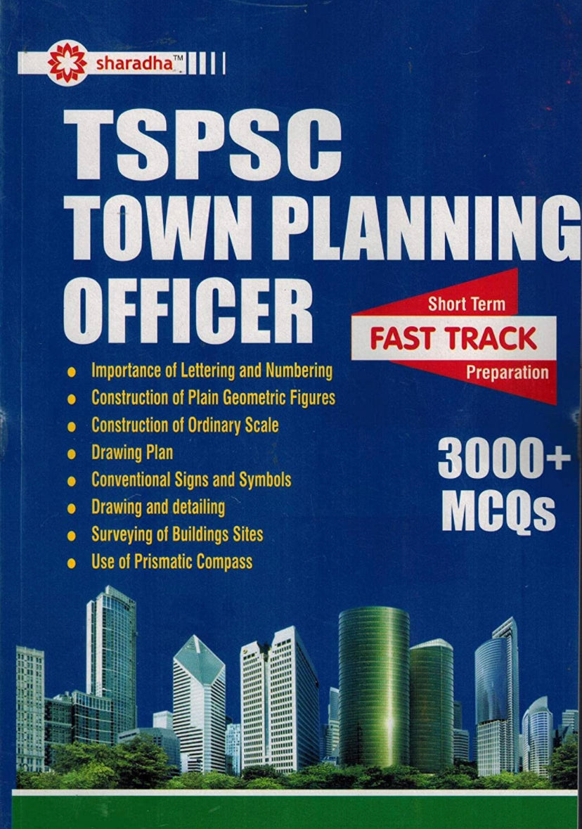 TSPSC Town Planning Officer with 3000 MCQs [ ENGLISH MEDIUM ]