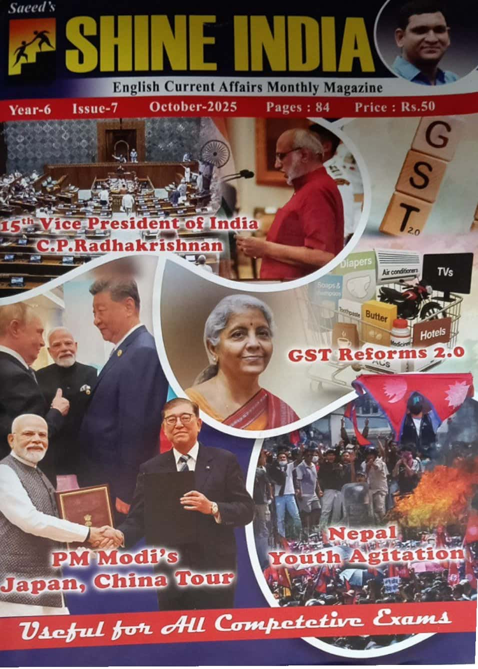 Shine India October 2025 Monthly Magazine [English Medium]