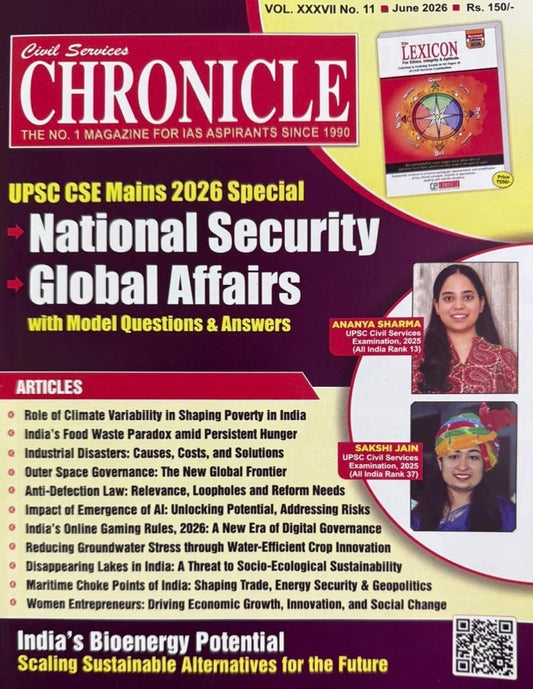 Civil Services Chronicle June 2026 Monthly Edition [English Medium]