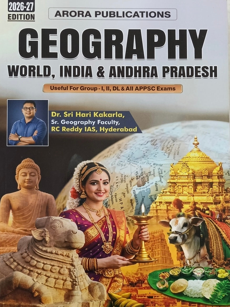 APPSC Geography World India & Andhra Pradesh By Dr. Sri Hari Kakarla Sir 2026-2027 Ed[English Medium]