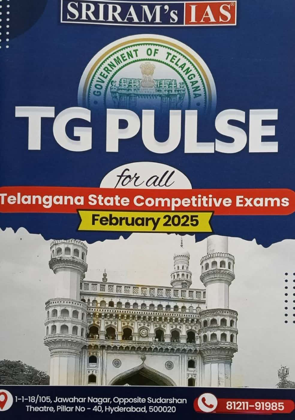 SRIRAM’s IAS TG PULSE Telangana February 2025 Magazine[English Medium]