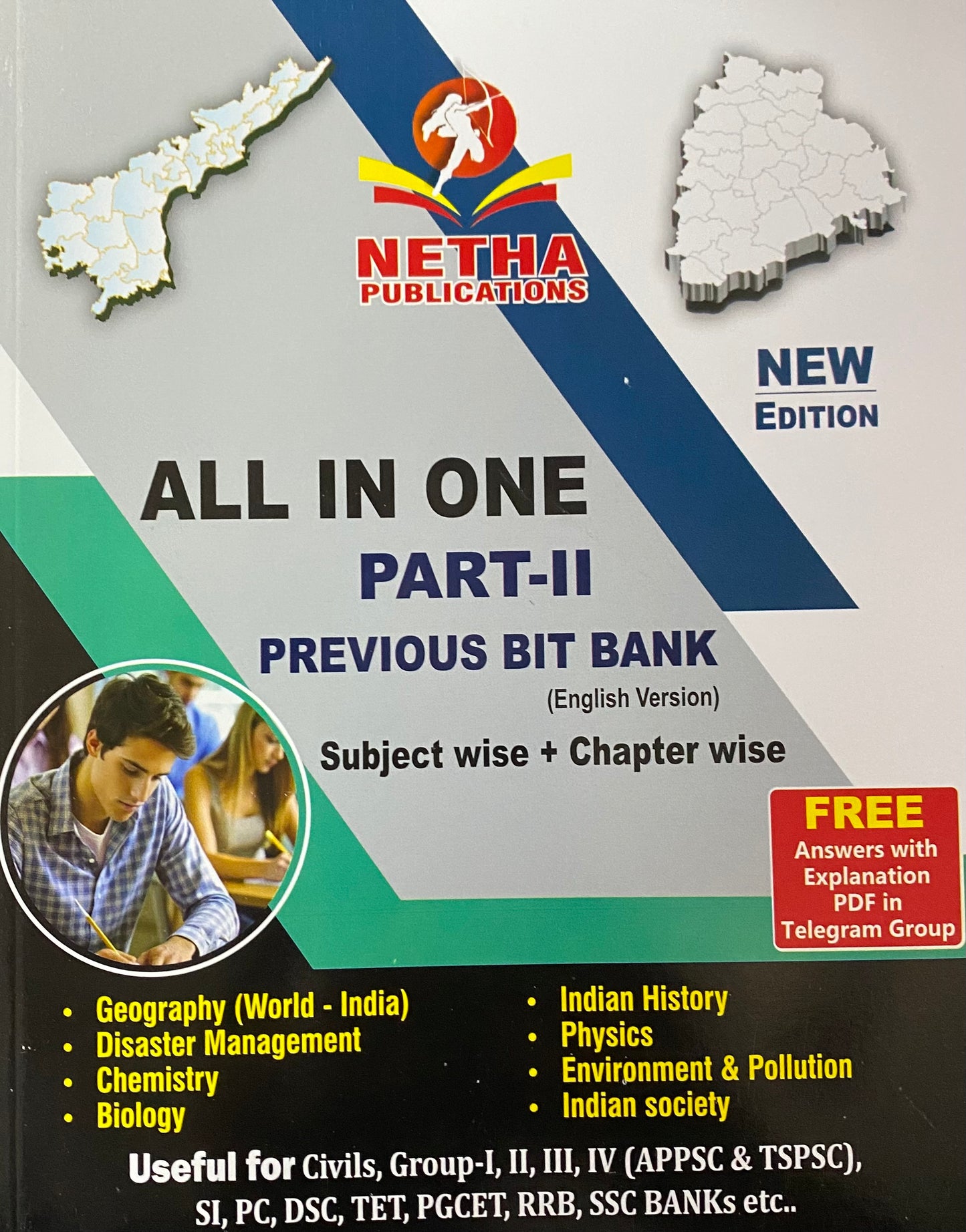 NETHA All In One Previous Bit Bank Subject Wise + Chapter Wise Part-2 Useful for APPSC,TGPSC & Other Competitive Exams[English Medium]