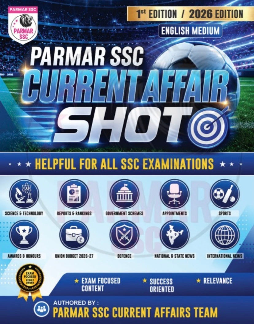 PARMAR SSC Current Affair Shot 2026 Useful For All SSC Exams[English Medium]