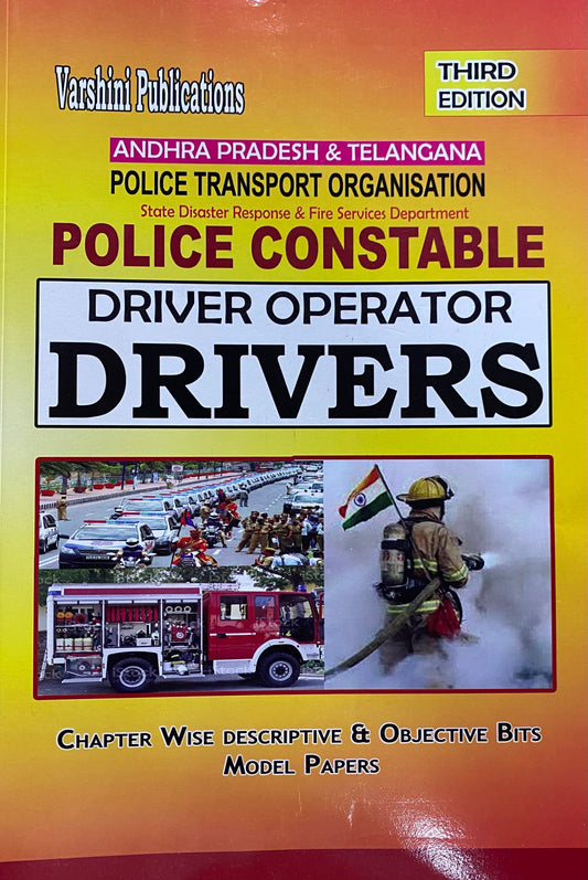 Varshini Andhra Pradesh & Telangana Police Transport Organisation Police Constable Driver Operator Chapterwise Descriptive & Objective type Bits Model Papers 2026Ed[English Medium]