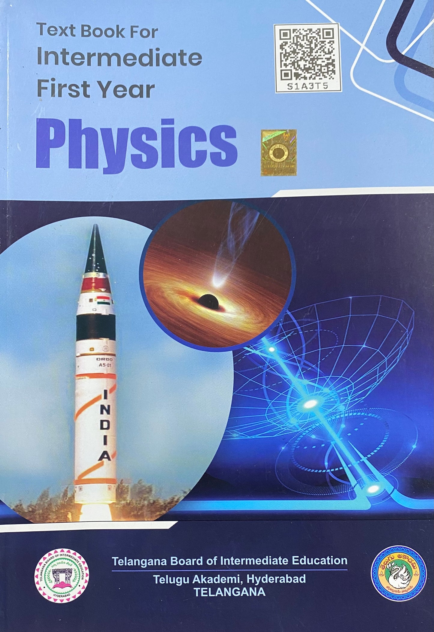Telugu Akademi Intermediate First Year Physics[English Medium]