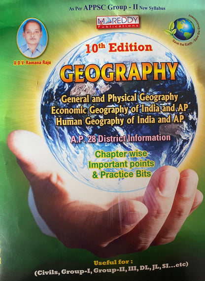 MC Reddy APPSC GEOGRAPHY – World, India and Andhra Pradesh 10th Edition By ADV Ramana Raju Sir Sept 2026Ed[English Medium]