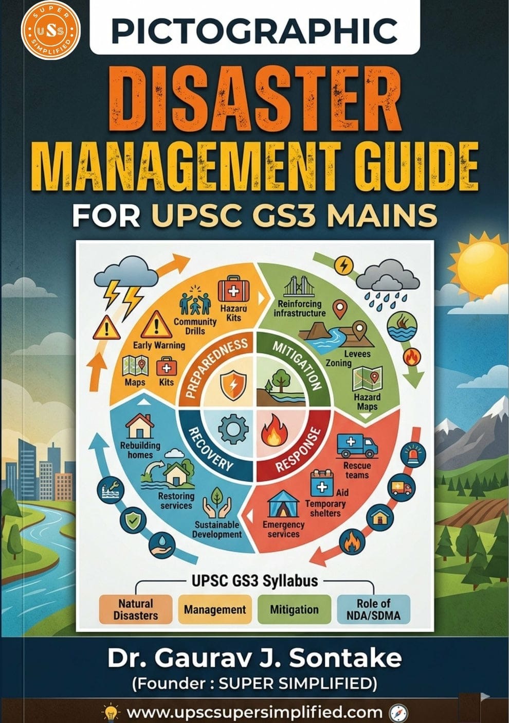 Pictographic Disaster Management Guide For UPSC GS3 Mains By Dr.Gaurav J Sontake[English Medium]