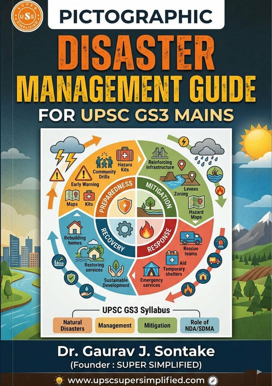 Pictographic Disaster Management Guide For UPSC GS3 Mains By Dr.Gaurav J Sontake[English Medium]
