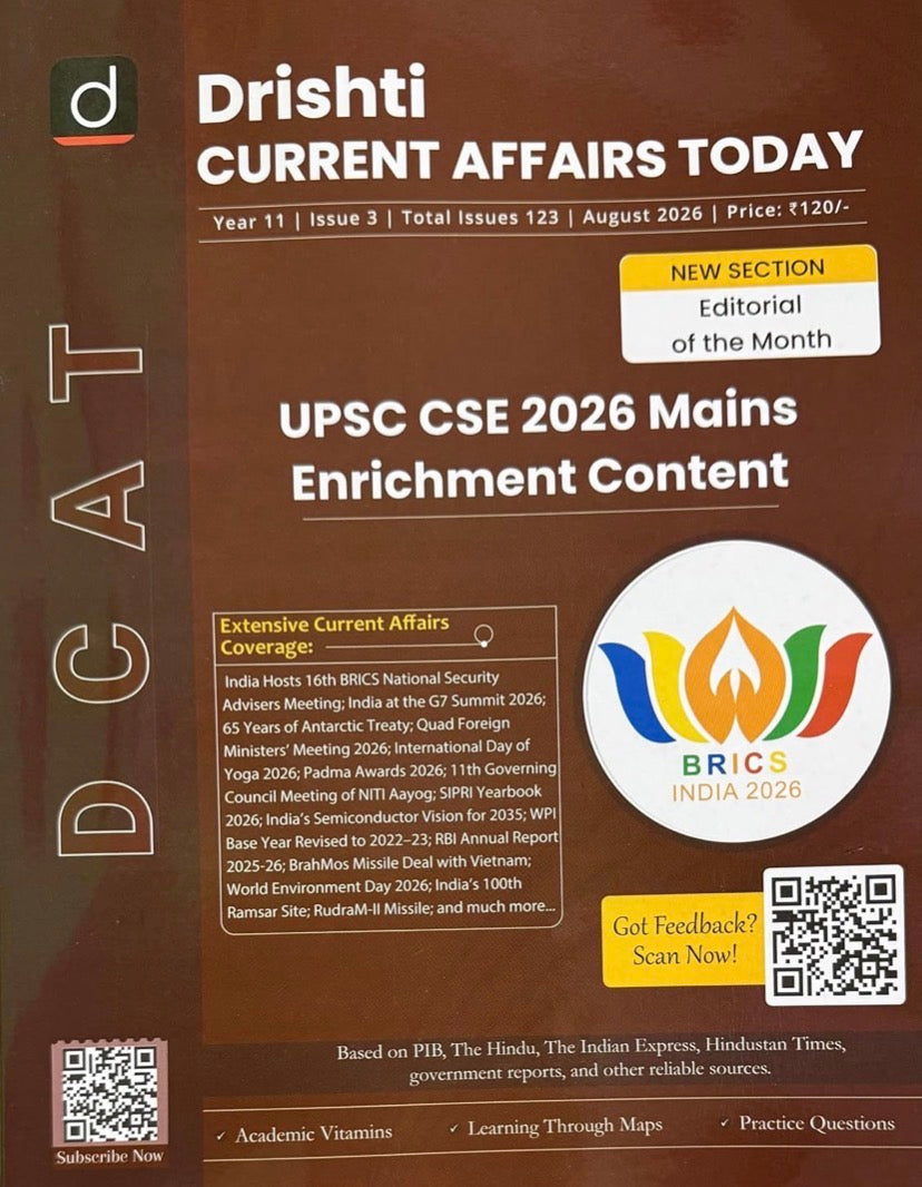 Drishti IAS DCAT August 2026 Current Affairs Today[English Medium]