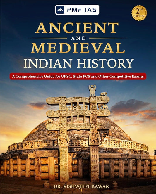 PMF IAS Ancient and Medieval Indian History By Dr. Vishwajeet Kawar 2nd Edition 2026[English Medium]