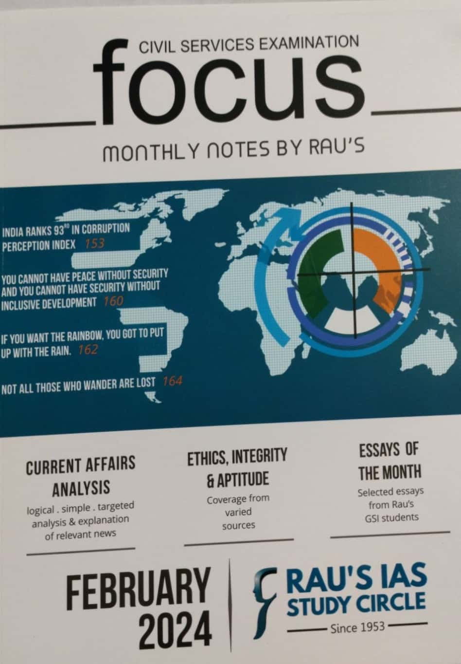 FOCUS February 2024 Monthly Edition [English Medium]