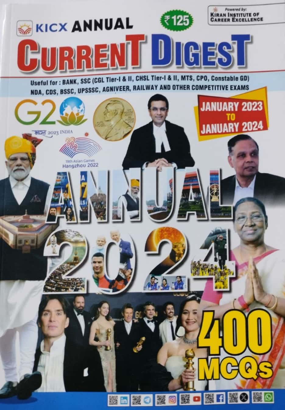 KICX Annual Current Affairs Digest 2024[English Medium]