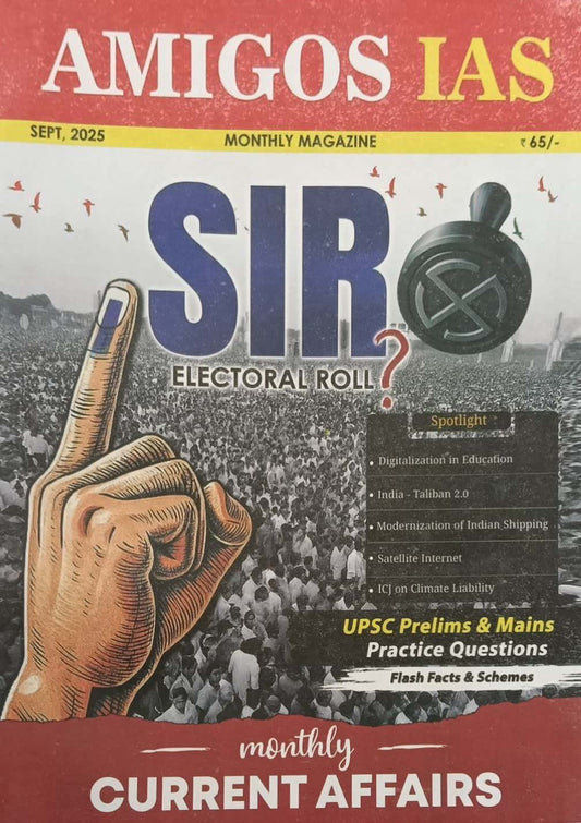 Amigos IAS September 2025 Monthly Magazine[English Medium]