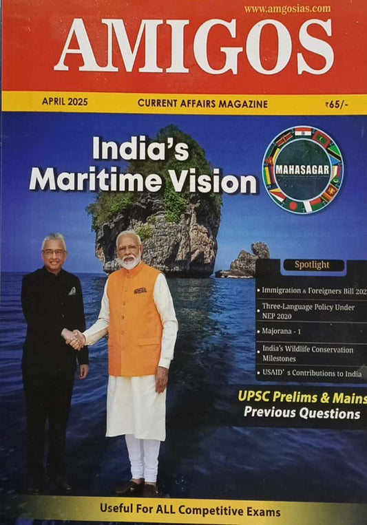 Amigos IAS April 2025 Monthly Magazine[English Medium]