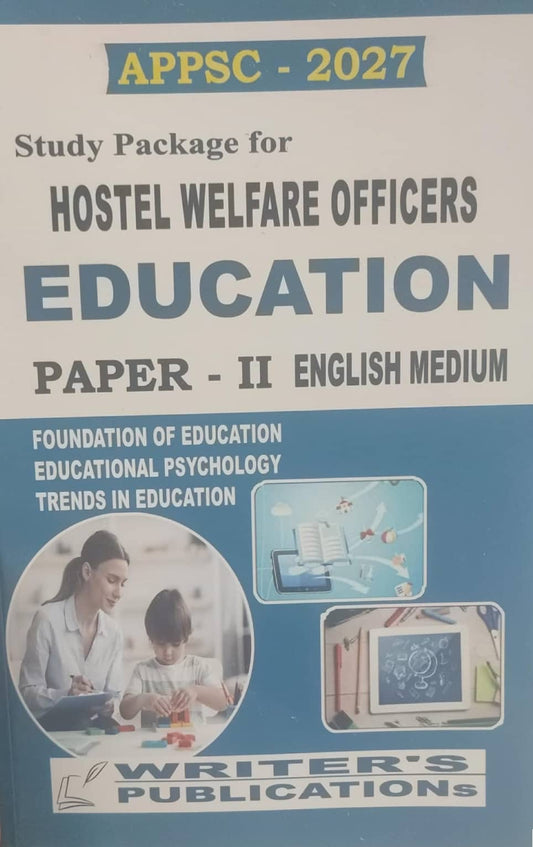 Writers APPSC Hostel Welfare Officers Education Paper-II Study Package 2027[English Medium]