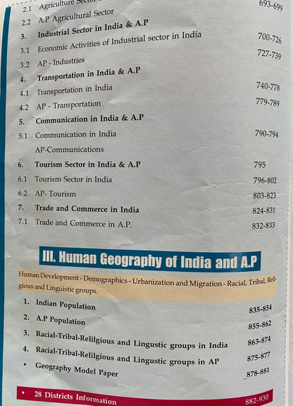 MC Reddy APPSC GEOGRAPHY – World, India and Andhra Pradesh 10th Edition By ADV Ramana Raju Sir Sept 2026Ed[English Medium]