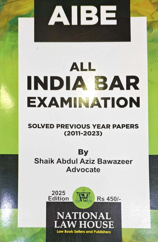 All India BAR Examination Solve Previous Years Papers(2011-2023)[English Medium]