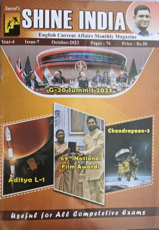Shine India October 2023 Monthly Magazine [English Medium]