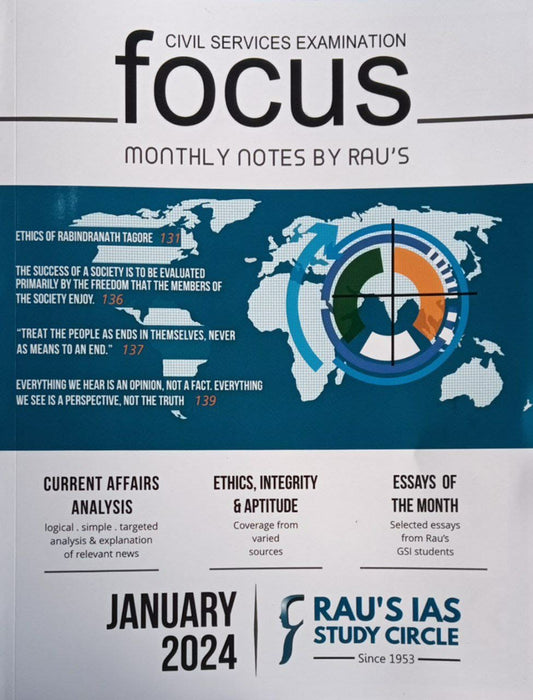 FOCUS January 2024 Monthly Edition [English Medium]
