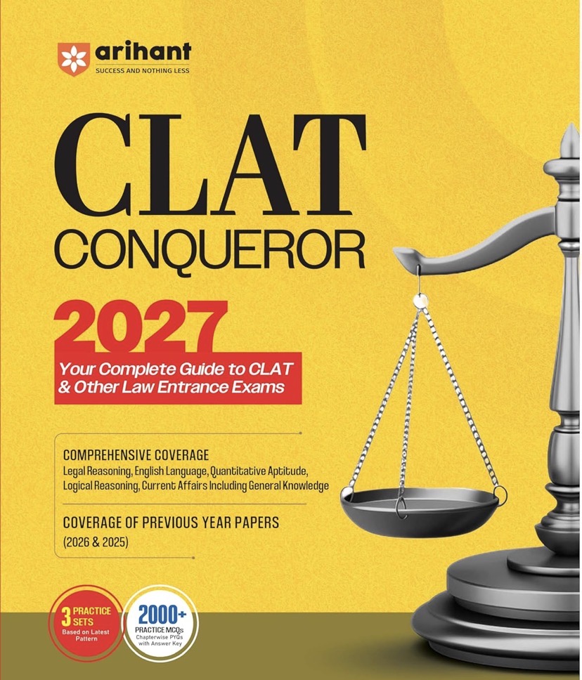 Arihant CLAT Preparation Guide 2027 CLAT Conqueror[English Medium]