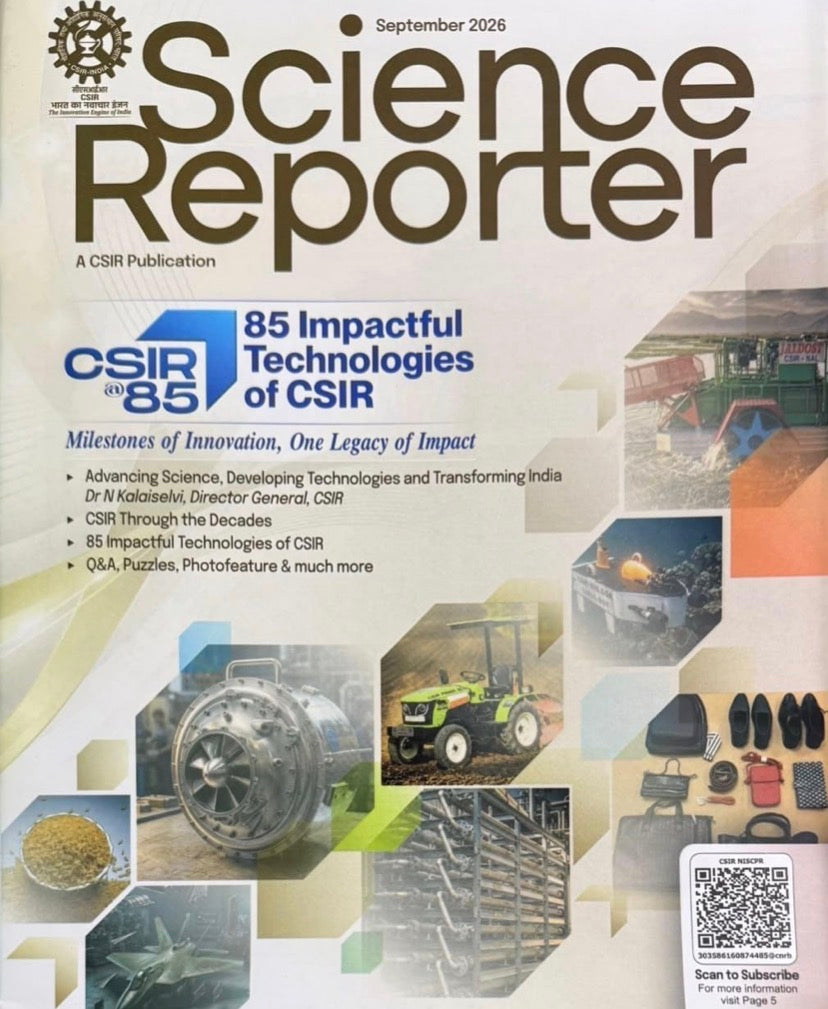 Science Reporter September 2026 Monthly Edition[English Medium]