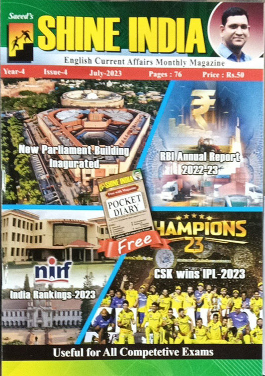 Shine India July 2023 Monthly Magazine [English Medium]