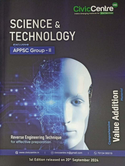 Civic Centre APPSC Group 2 Exclusive Science & Technology[English Medium]2024Ed