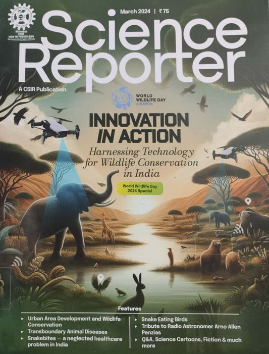 Science Reporter March 2024 Monthly Edition[English Medium]