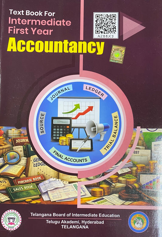 Telugu Akademi Intermediate First Year Accountancy [English Medium]