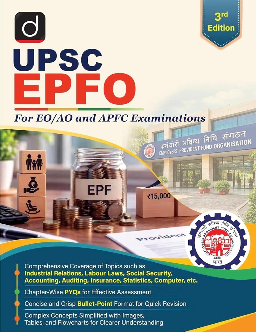 DRISHTI IAS UPSC EPFO For EO/AO and APFC Exams 3rd 2026Ed[English Medium]