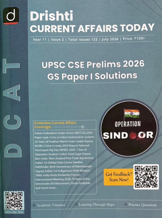 Drishti IAS DCAT July 2026 Current Affairs Today[English Medium]