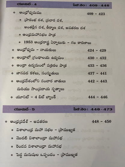 Andhra Pradesh History (Andhrula Charitra) By RS Reddy 2026Ed[Telugu Medium]
