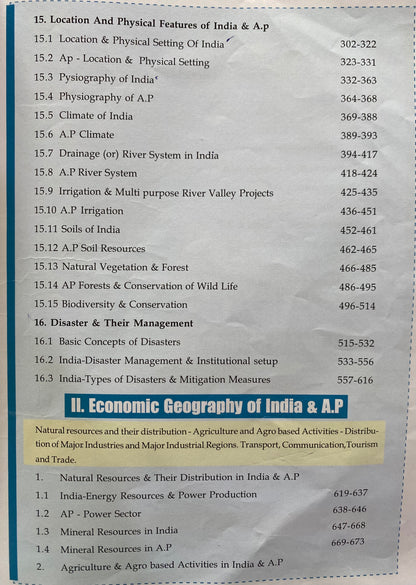 MC Reddy APPSC GEOGRAPHY – World, India and Andhra Pradesh 10th Edition By ADV Ramana Raju Sir Sept 2026Ed[English Medium]