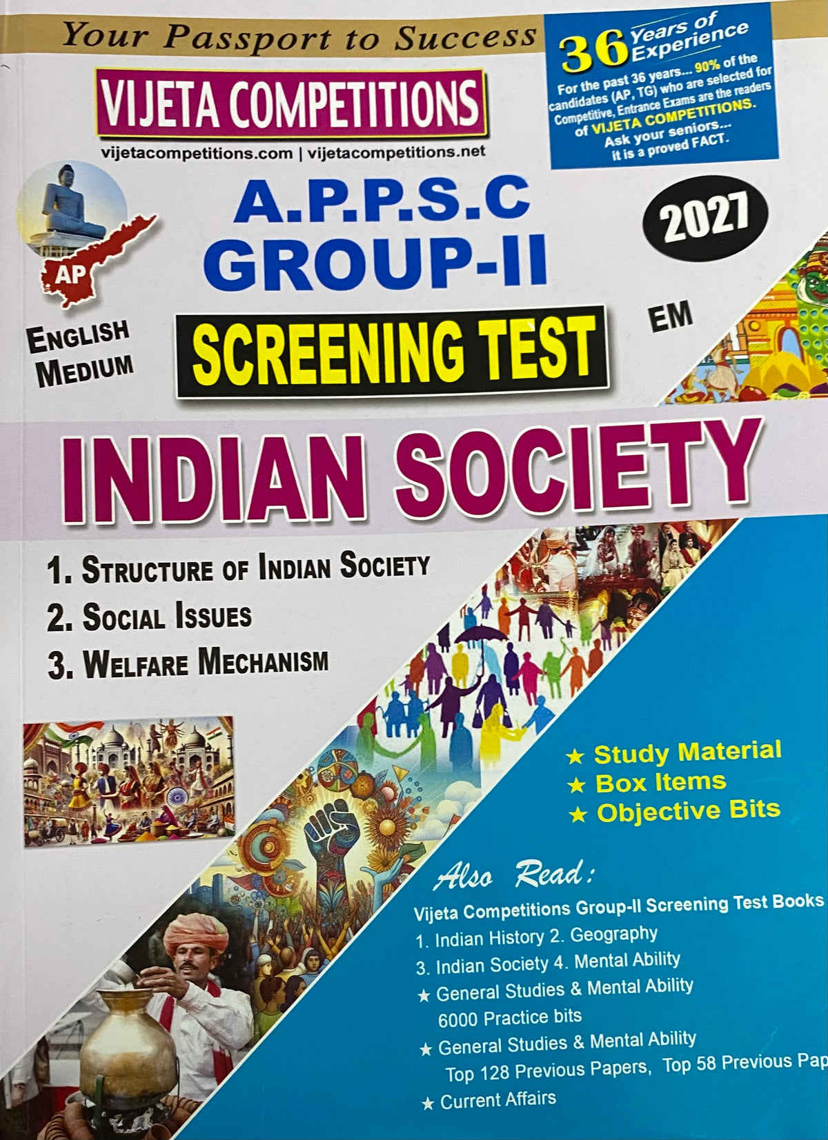 Vijeta APPSC Group-II Screening Test Indian Society 2026[English Medium]