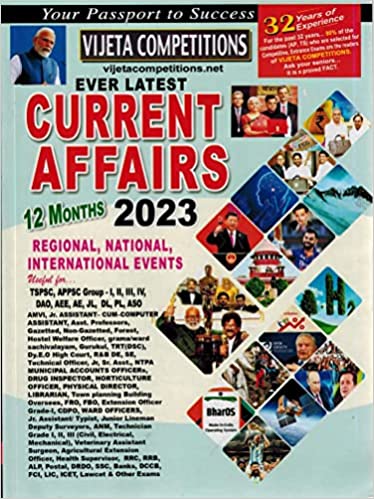 Ever Latest Current Affairs 2023 ( From April 2022 till March 2023 ) [ ENGLISH MEDIUM ]VIJETHA