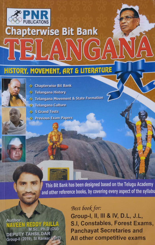 PNR Telangana History & Movement Bit bank [ENGLISH MEDIUM] AUG 2022 EDITION