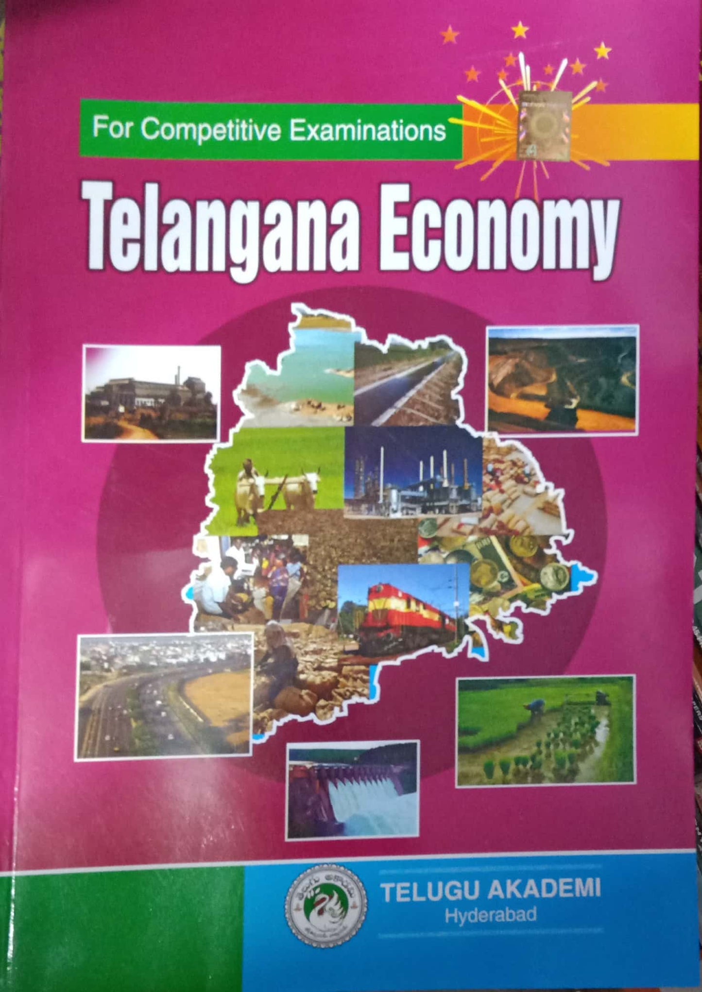 TELANGANA ECONOMY By TELUGU AKADEMI  [ENGLISH MEDIUM]Reprint 2024Ed
