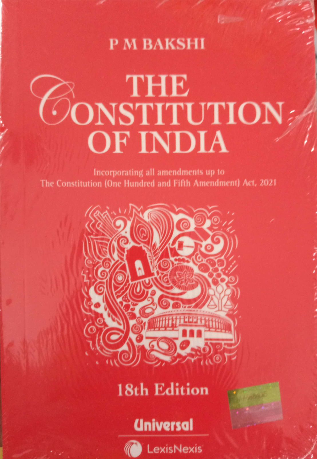 The Constitution Of India (18th POCKET EDITION) P.M.BAKSHI