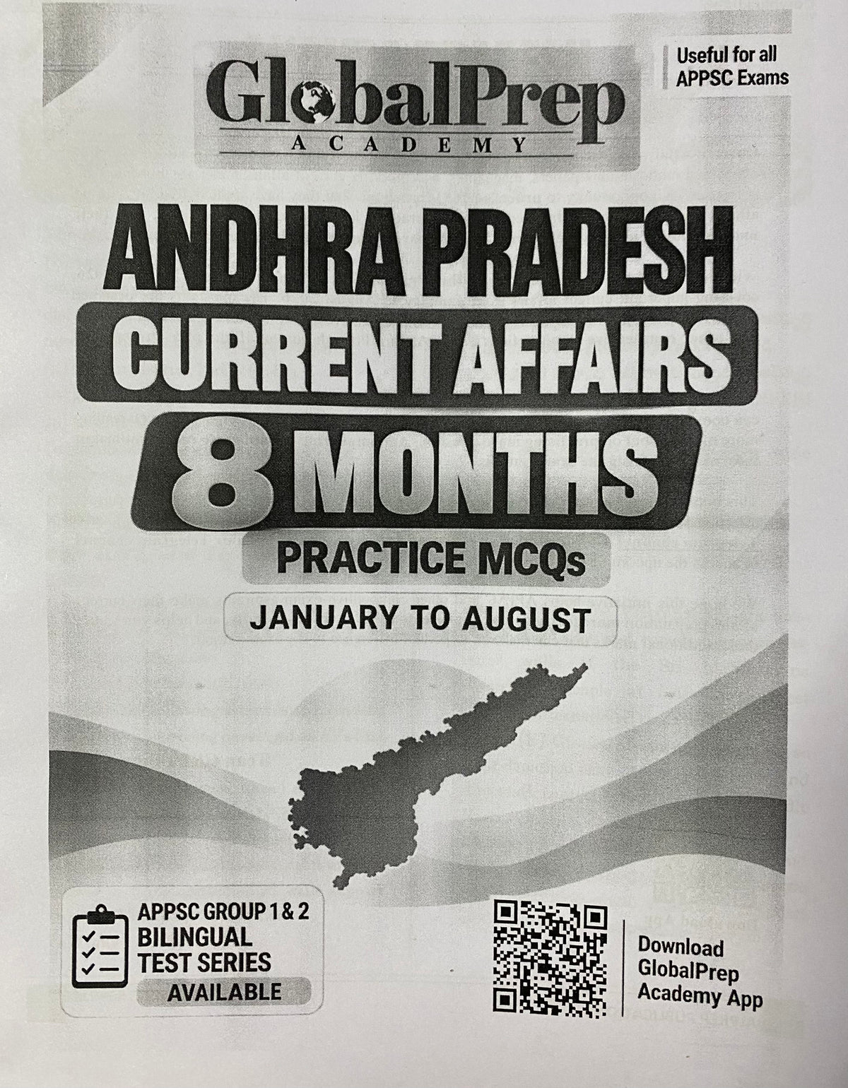 Andhra Pradesh Current Affairs 8 Months January 2026-August 2026 Practice MCQs Bilingual Xerox Printed Material[English Medium & Telugu Medium]
