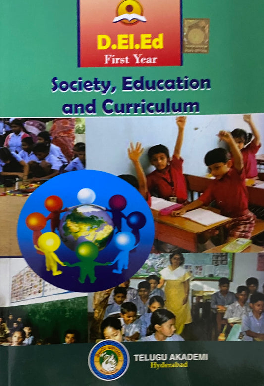 D.El.Ed Society Education & Curriculum By Telugu Akademi[English Medium]