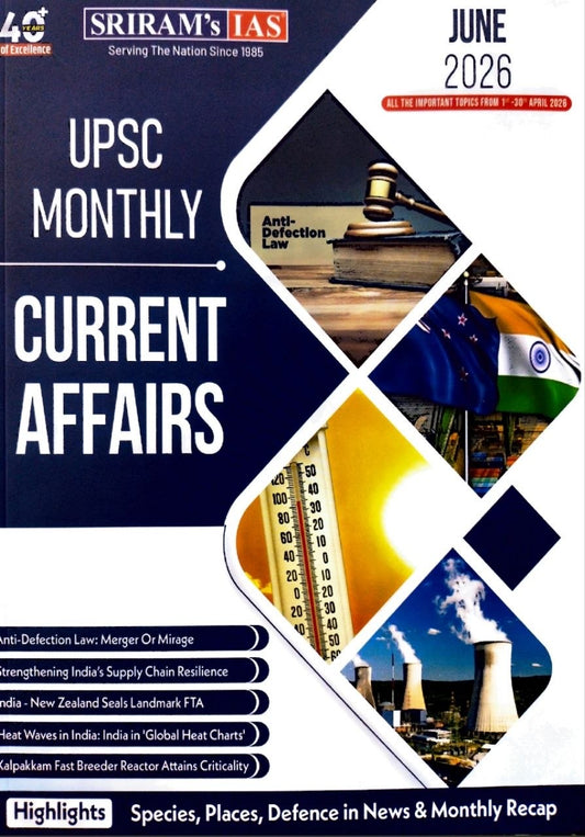 SRIRAM IAS UPSC Monthly June 2026 Current Affairs[English Medium]