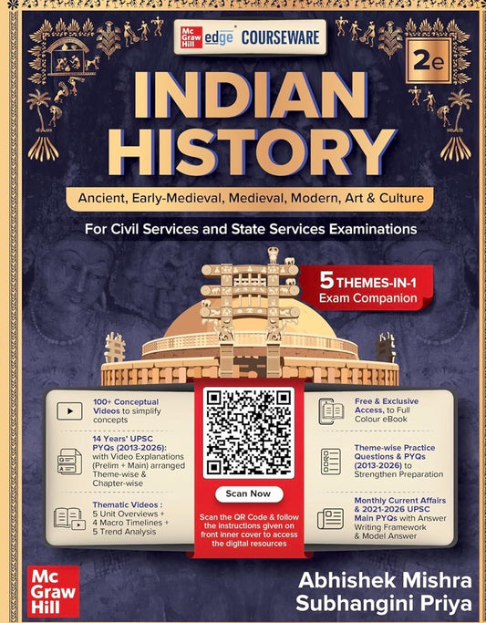 Indian History 2nd Ed By Abhishek Mishra, Subhangini Priya For UPSC & Other State PSC Exams[English Medium]