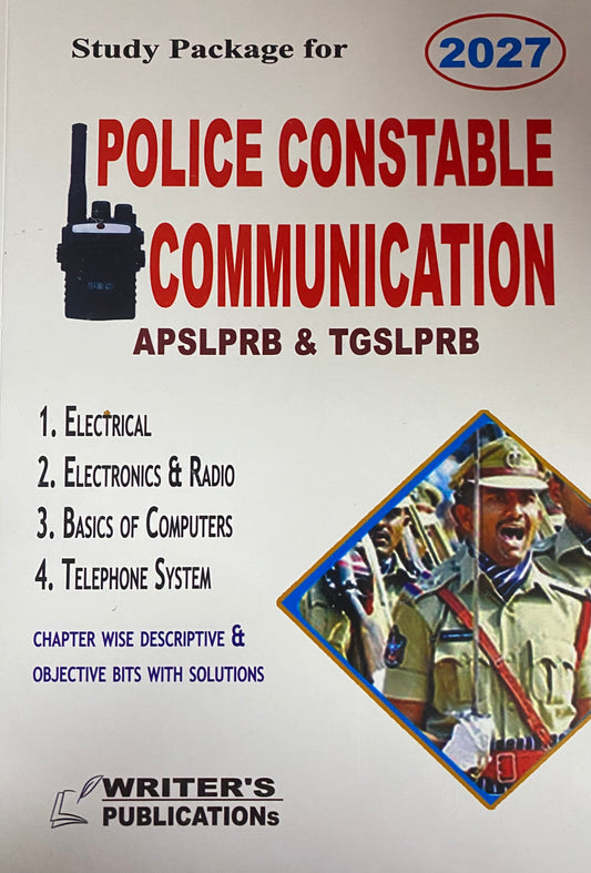 Writers APSLPRB & TGSLPRB Police Constable Communication Study Package 2026Ed[English Medium]