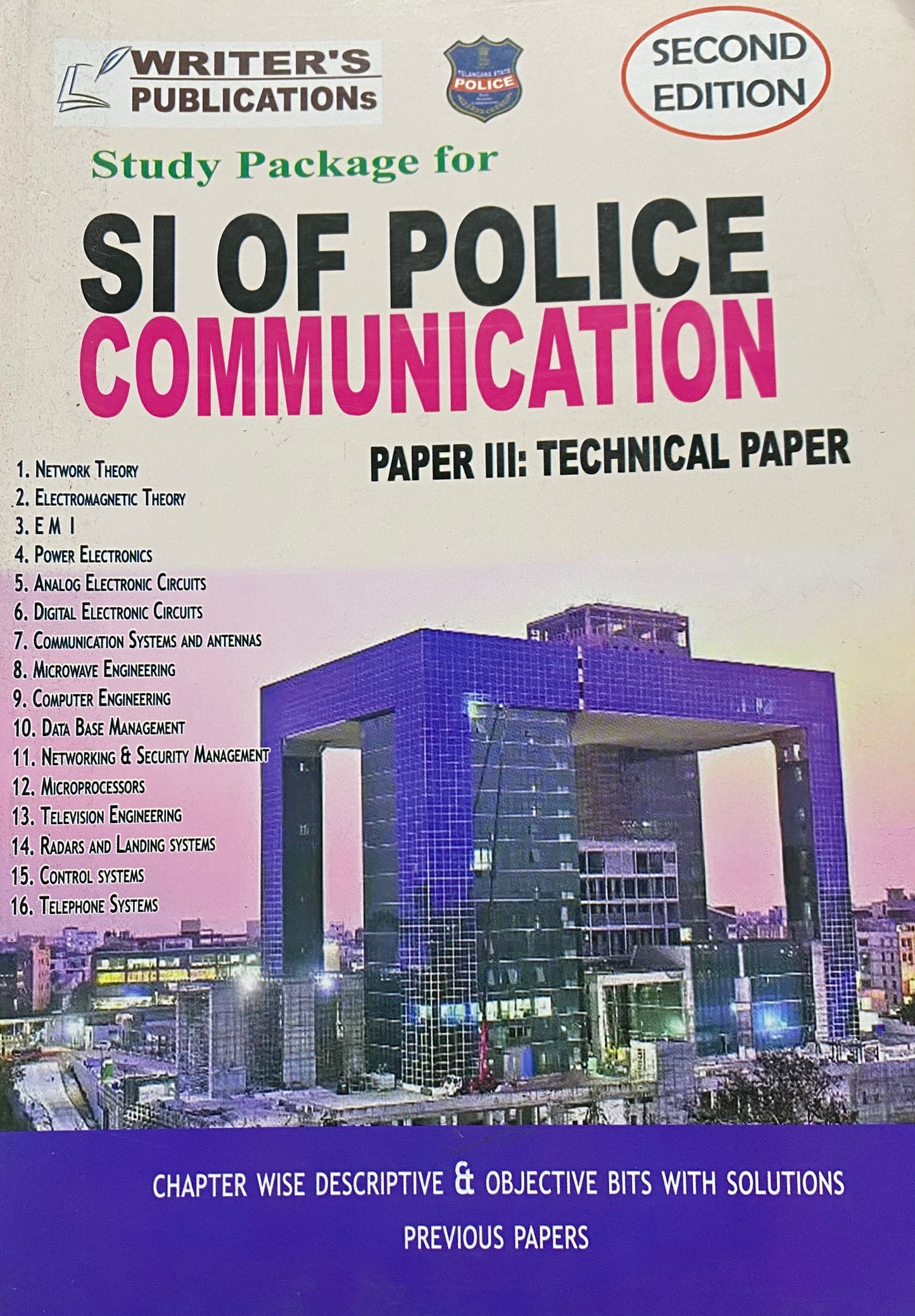 Writers SI Of Police Communication Paper III: Technical Paper[English Medium]
